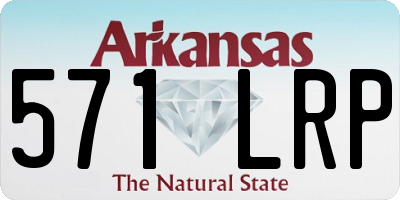 AR license plate 571LRP