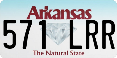 AR license plate 571LRR