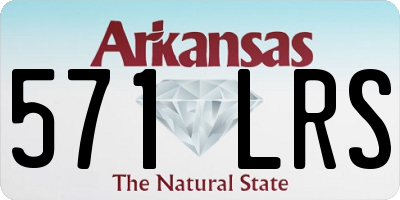 AR license plate 571LRS