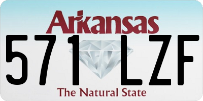 AR license plate 571LZF