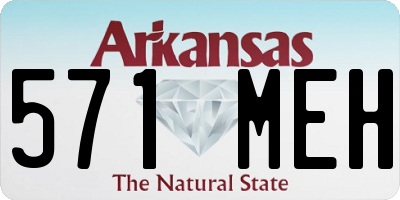 AR license plate 571MEH