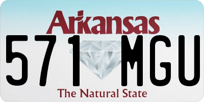 AR license plate 571MGU
