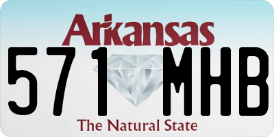 AR license plate 571MHB