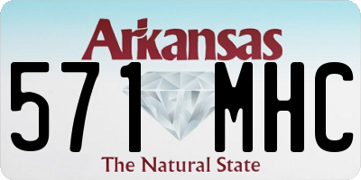 AR license plate 571MHC