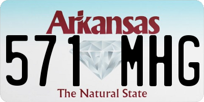 AR license plate 571MHG