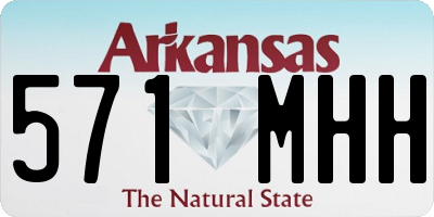 AR license plate 571MHH