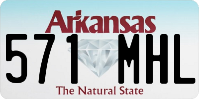 AR license plate 571MHL