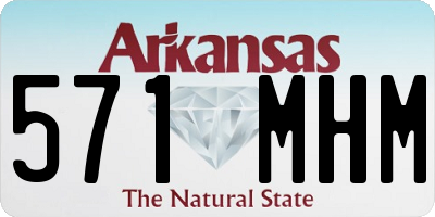 AR license plate 571MHM