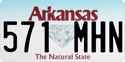 AR license plate 571MHN