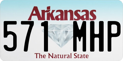 AR license plate 571MHP