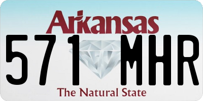 AR license plate 571MHR