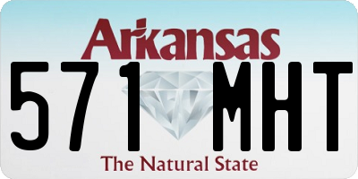 AR license plate 571MHT
