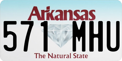 AR license plate 571MHU