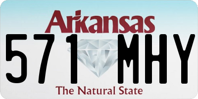 AR license plate 571MHY
