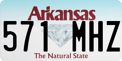 AR license plate 571MHZ