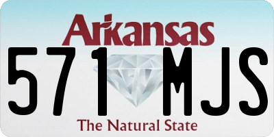 AR license plate 571MJS
