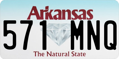 AR license plate 571MNQ