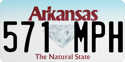 AR license plate 571MPH