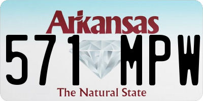 AR license plate 571MPW