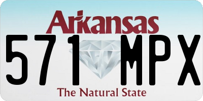 AR license plate 571MPX