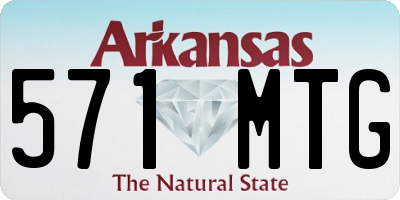 AR license plate 571MTG