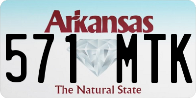 AR license plate 571MTK
