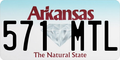 AR license plate 571MTL