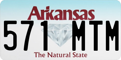 AR license plate 571MTM