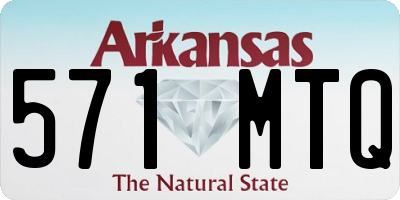 AR license plate 571MTQ