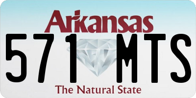 AR license plate 571MTS