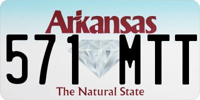 AR license plate 571MTT