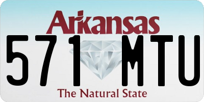 AR license plate 571MTU