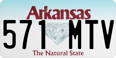 AR license plate 571MTV