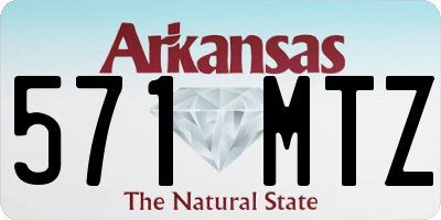 AR license plate 571MTZ