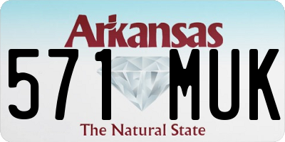 AR license plate 571MUK