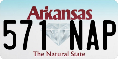 AR license plate 571NAP