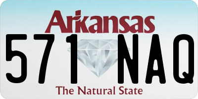 AR license plate 571NAQ