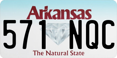 AR license plate 571NQC