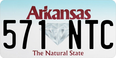 AR license plate 571NTC