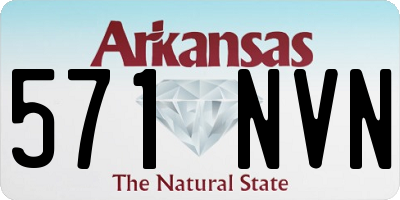 AR license plate 571NVN