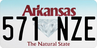 AR license plate 571NZE