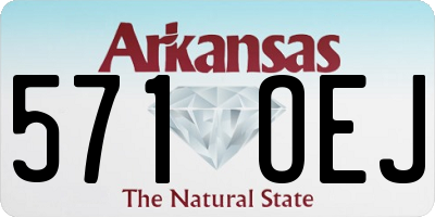 AR license plate 571OEJ