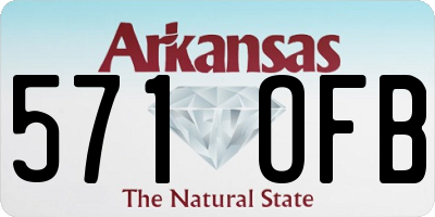 AR license plate 571OFB
