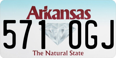 AR license plate 571OGJ