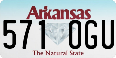 AR license plate 571OGU