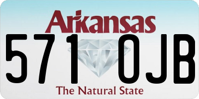 AR license plate 571OJB