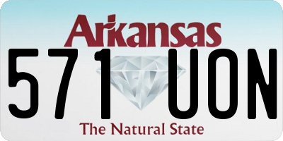 AR license plate 571UON