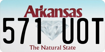 AR license plate 571UOT