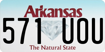 AR license plate 571UOU
