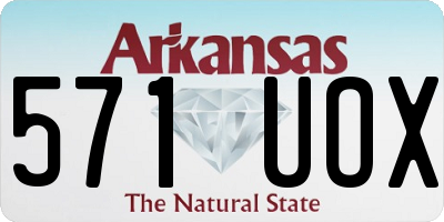 AR license plate 571UOX